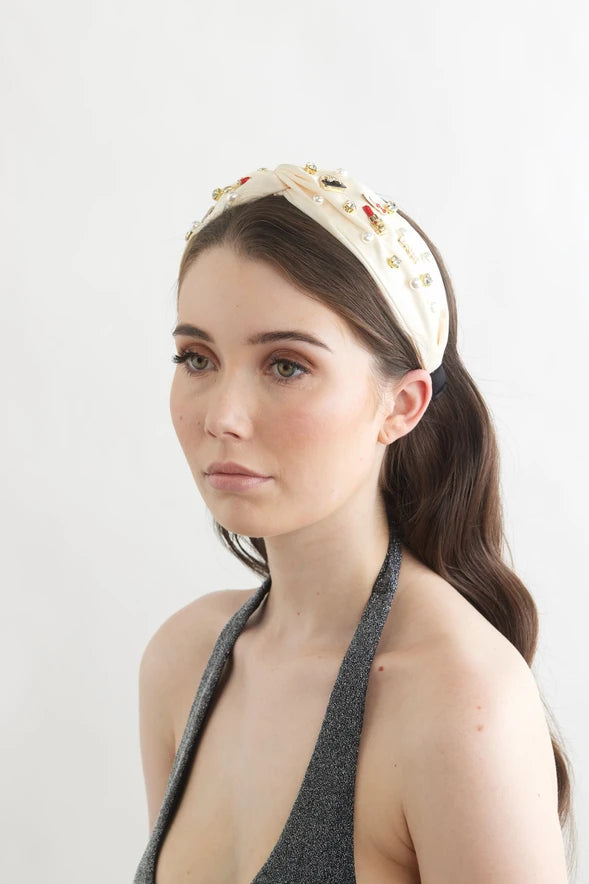 Monaco Headband - Cream