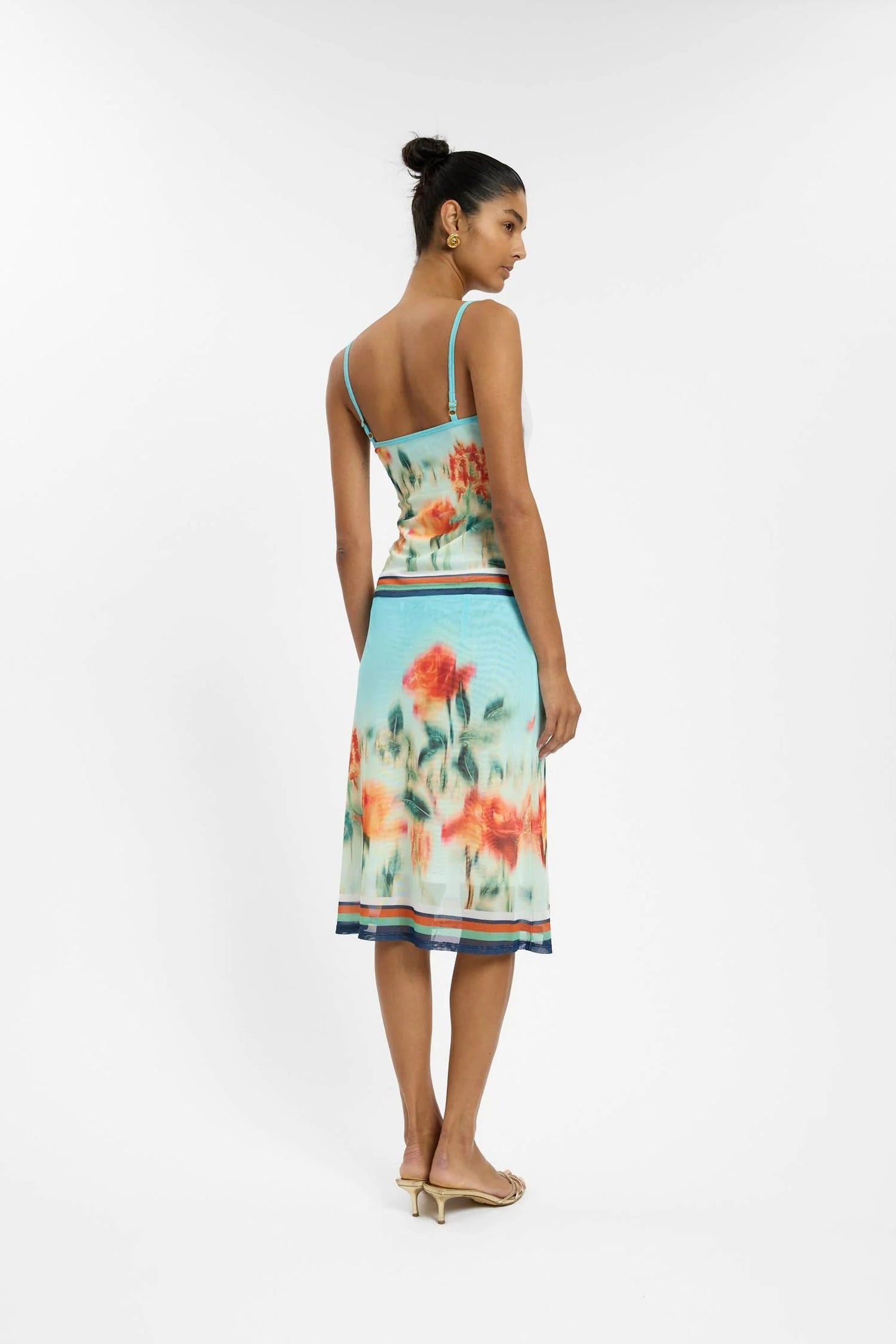 Camisole - Mesh Baby Blue With Harper Lu