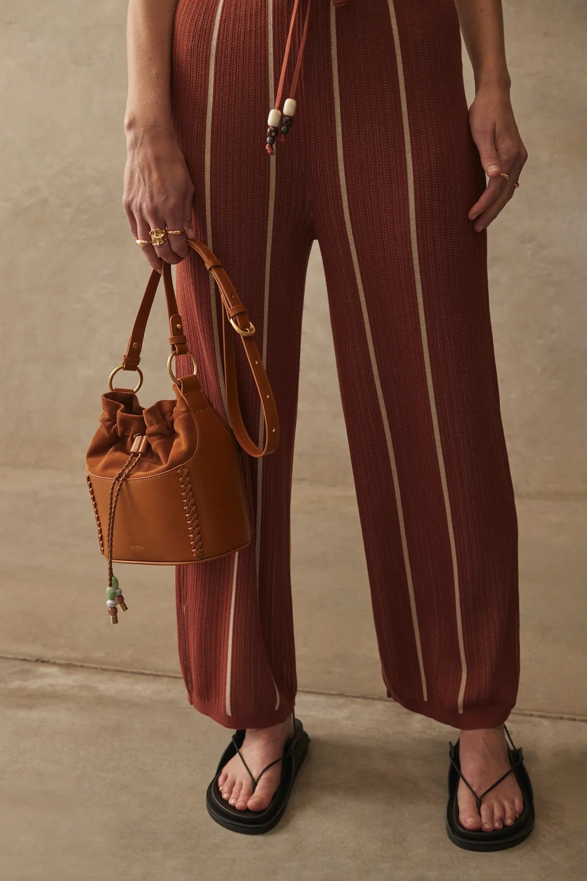 Camden Knit Pants - Tuscan Sancia
