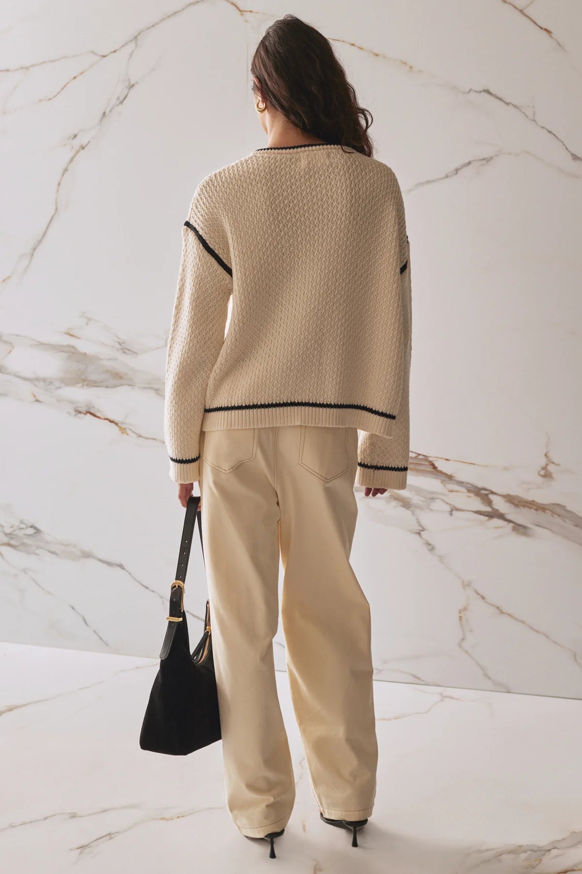 Inka Knit Sweater - Frost Sancia