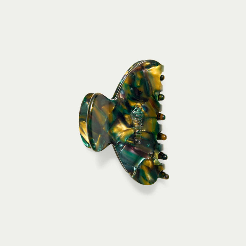 Midi Green Tortoiseshell Hair Claw Clip Kitty Paloma