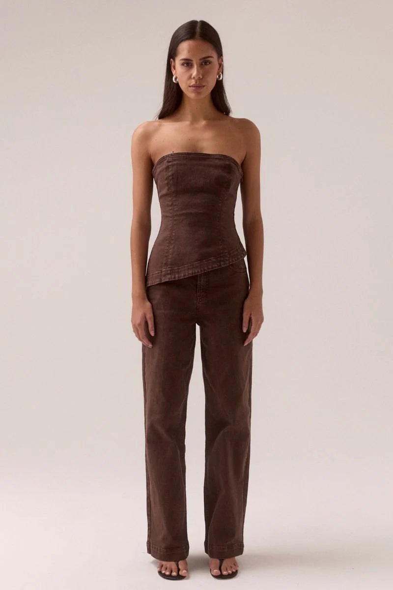 Zyra Bodice - Raisin Sovere