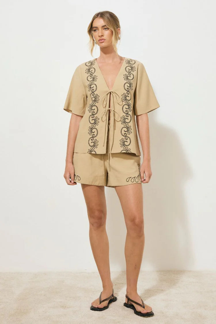 Rosario Short - Neutral Black Mon Renn