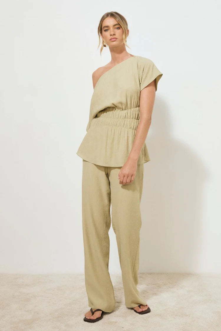 Lotus Top - Olive Stone Mon Renn