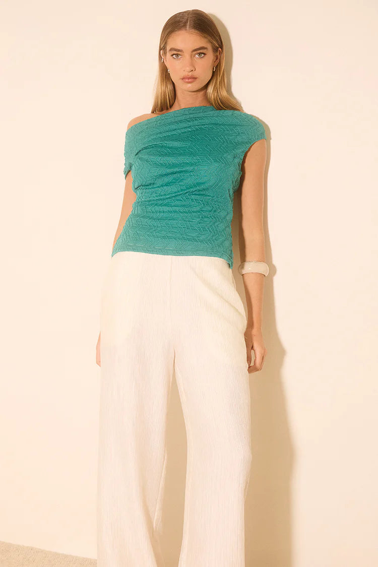 Nola Top - Teal Mon Renn