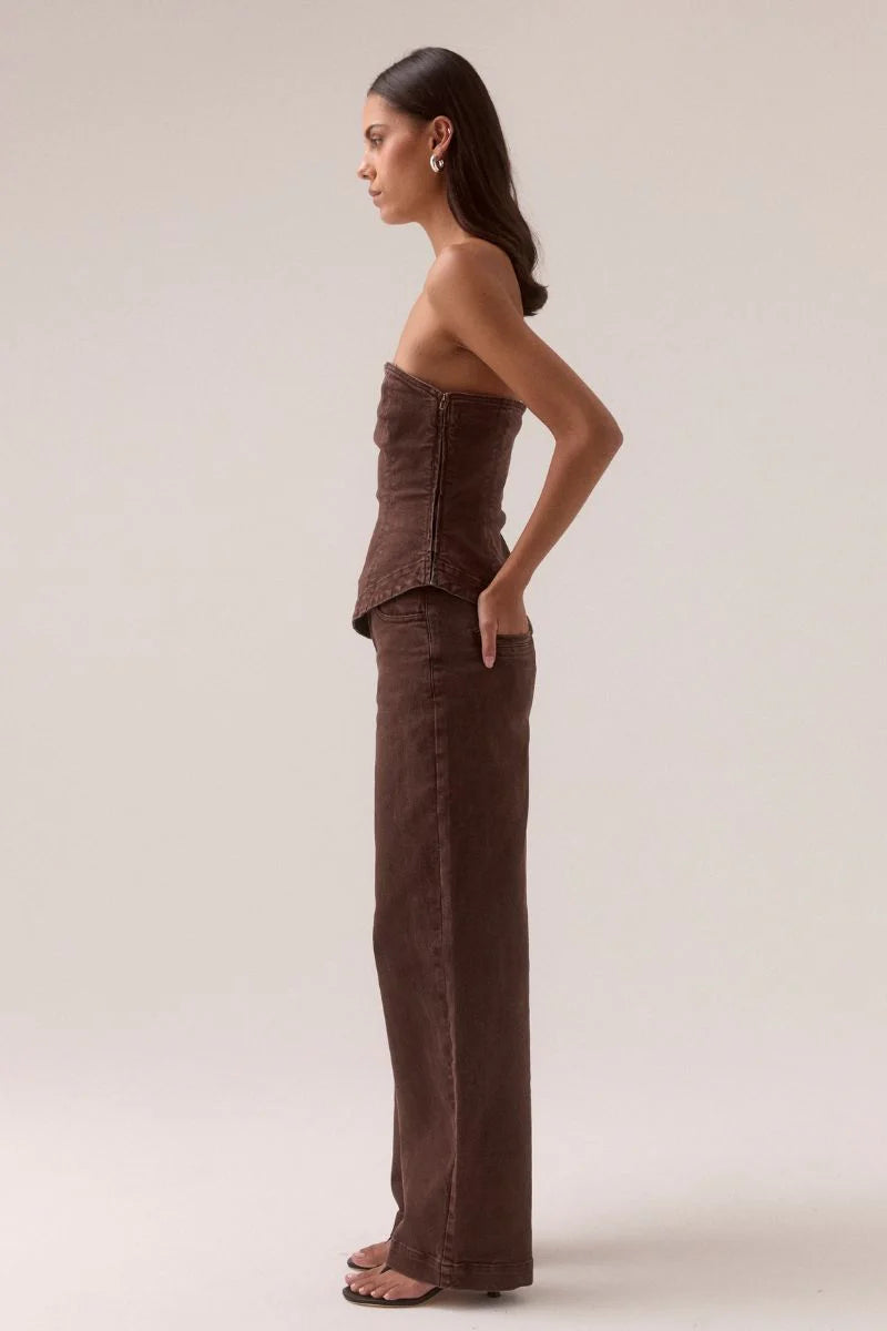 Zyra Bodice - Raisin Sovere
