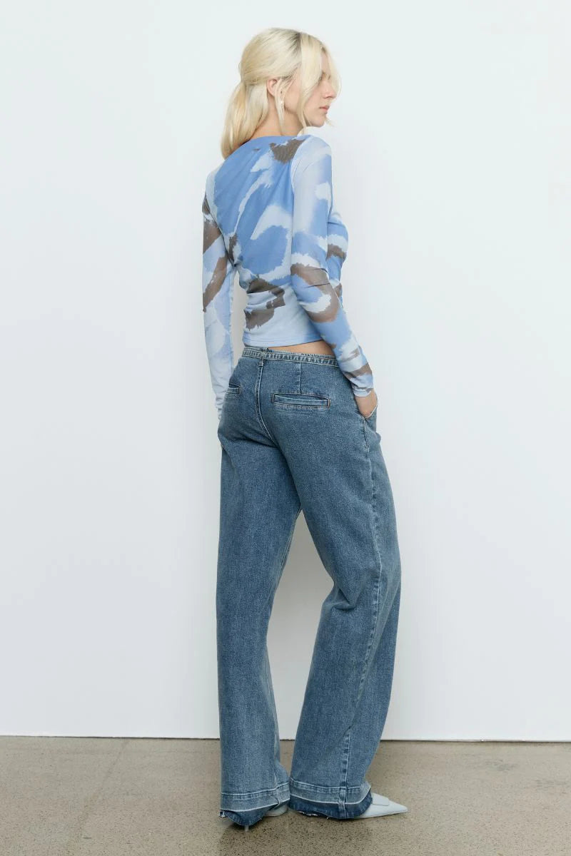 Whirl Mesh Longsleeve Top Sovere