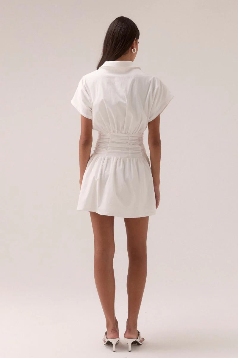 Stellar Mini Dress - Chalk Sovere