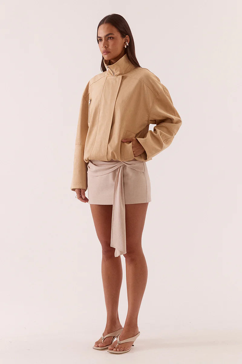 Alula Bomber Jacket - Honey Sovere