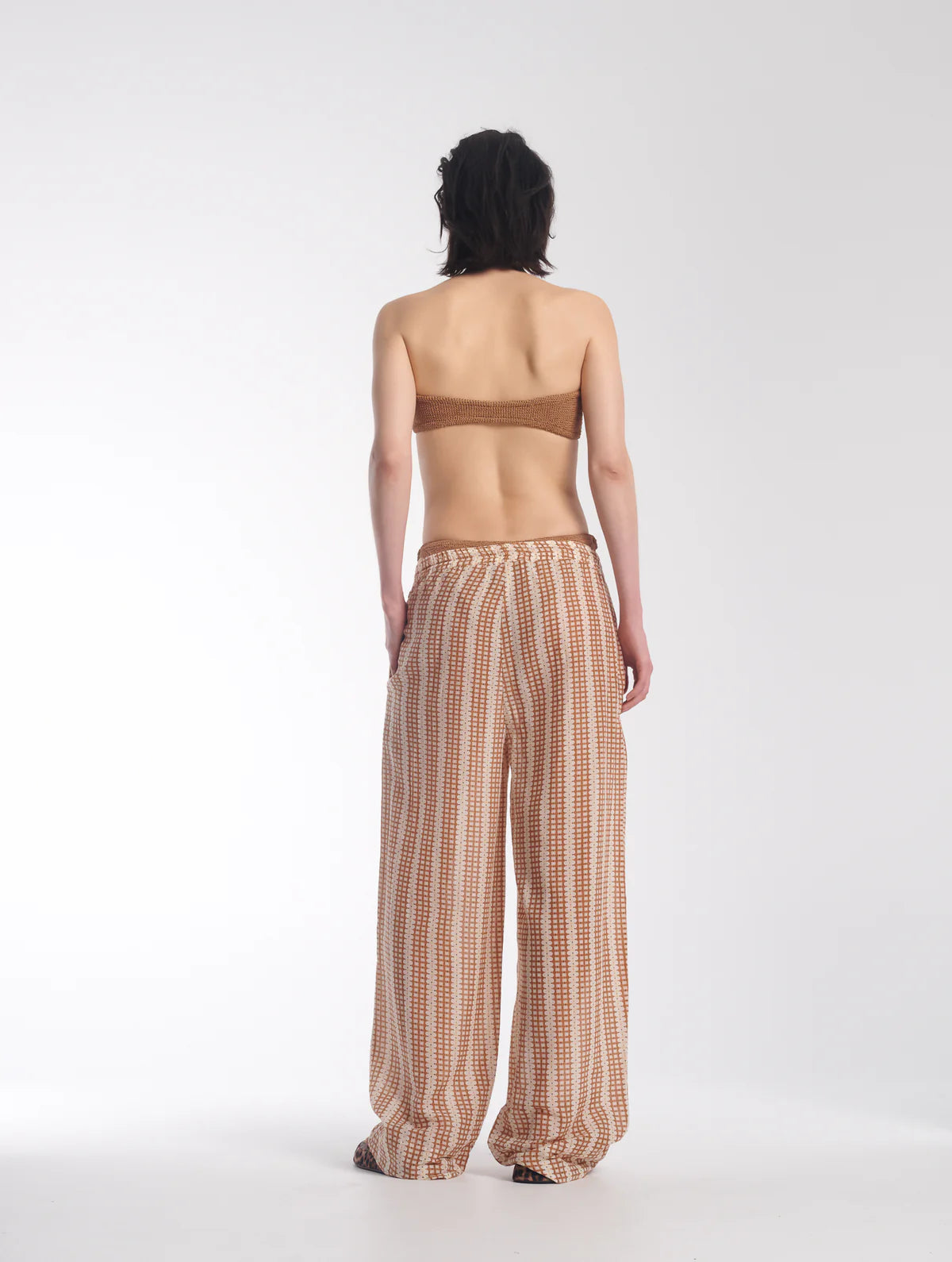 Retro Daisy Cotton Beach Pants The Tales