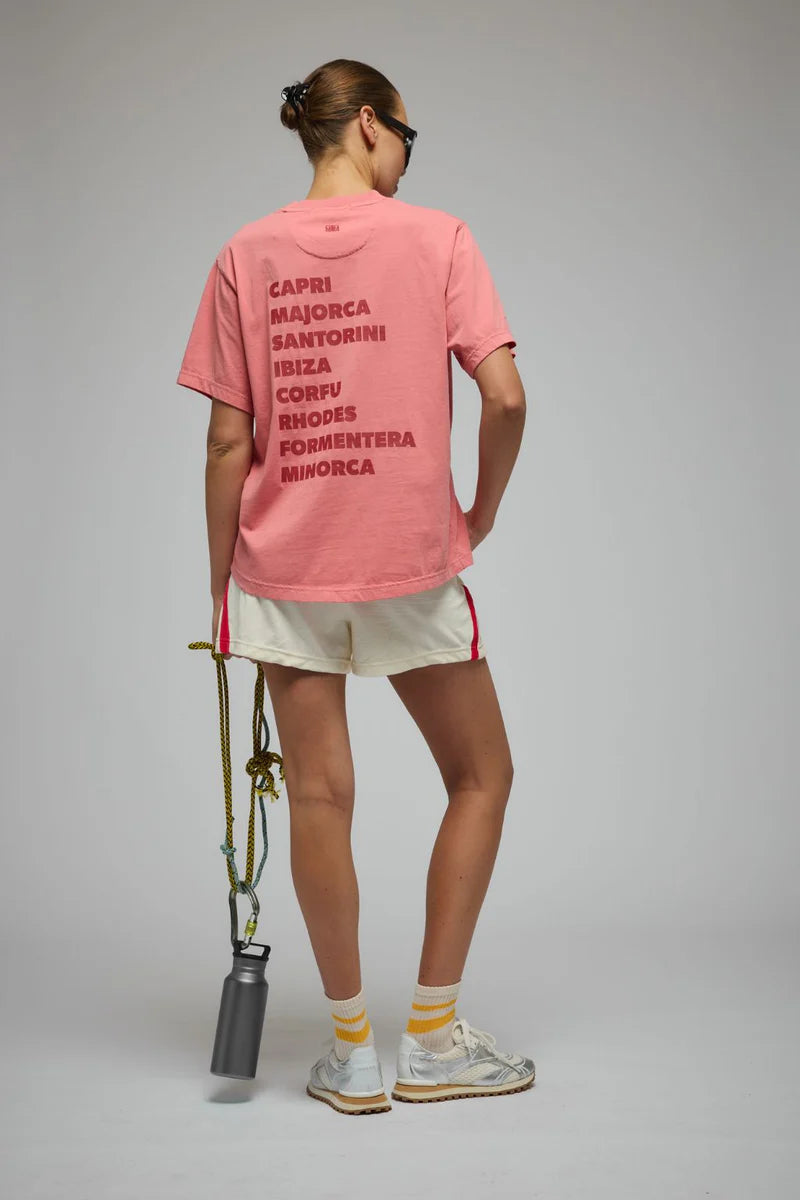 Cin Cin Tee - Bougainvillea Pink Araminta James