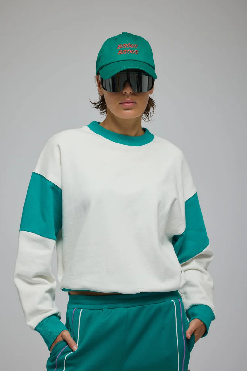 Bisous Cap - Ocean Green Araminta James