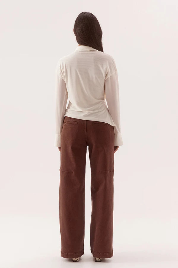 Selen Shirt - Chalk Sovere