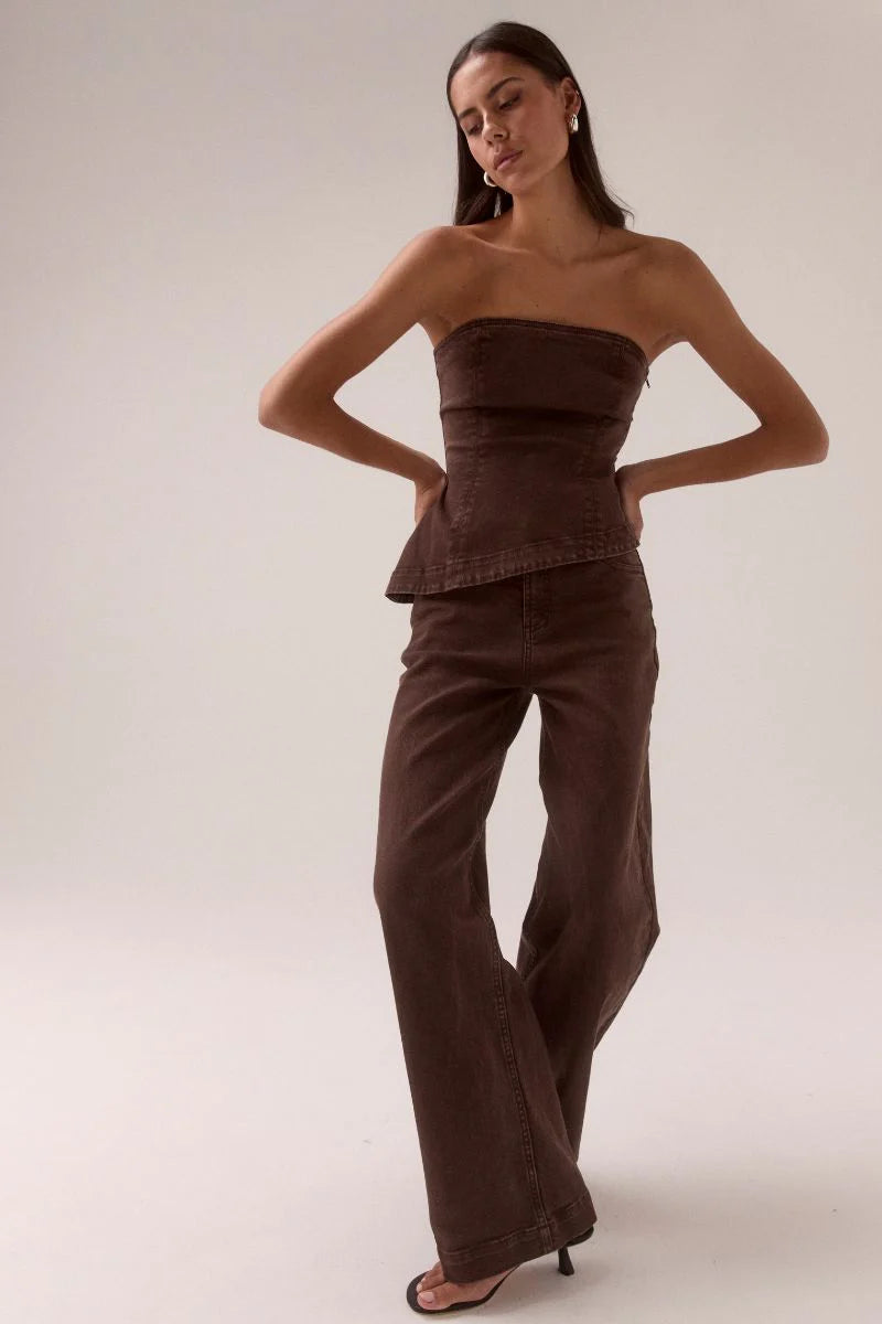 Zyra Bodice - Raisin Sovere