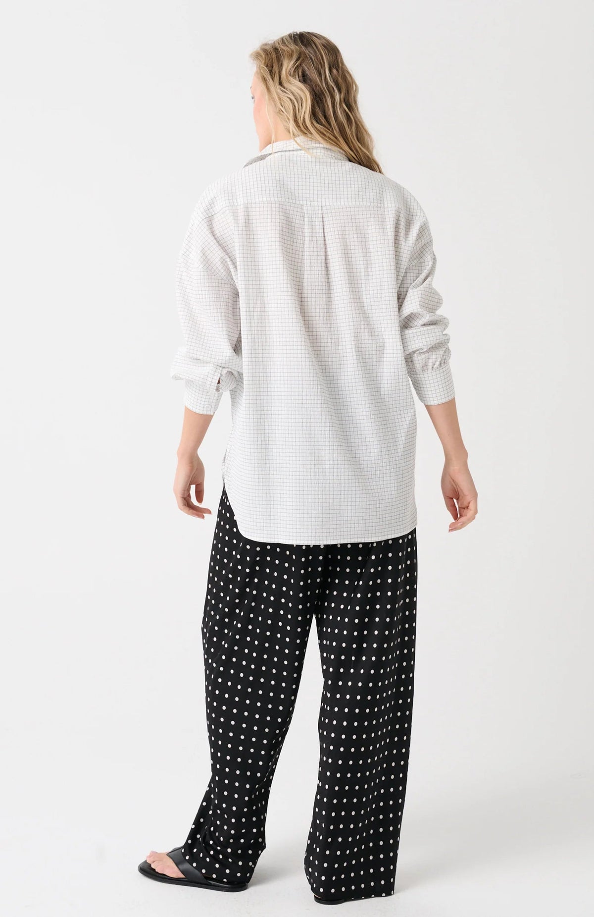 Darby Shirt - Cloud Check Cartel and Willow