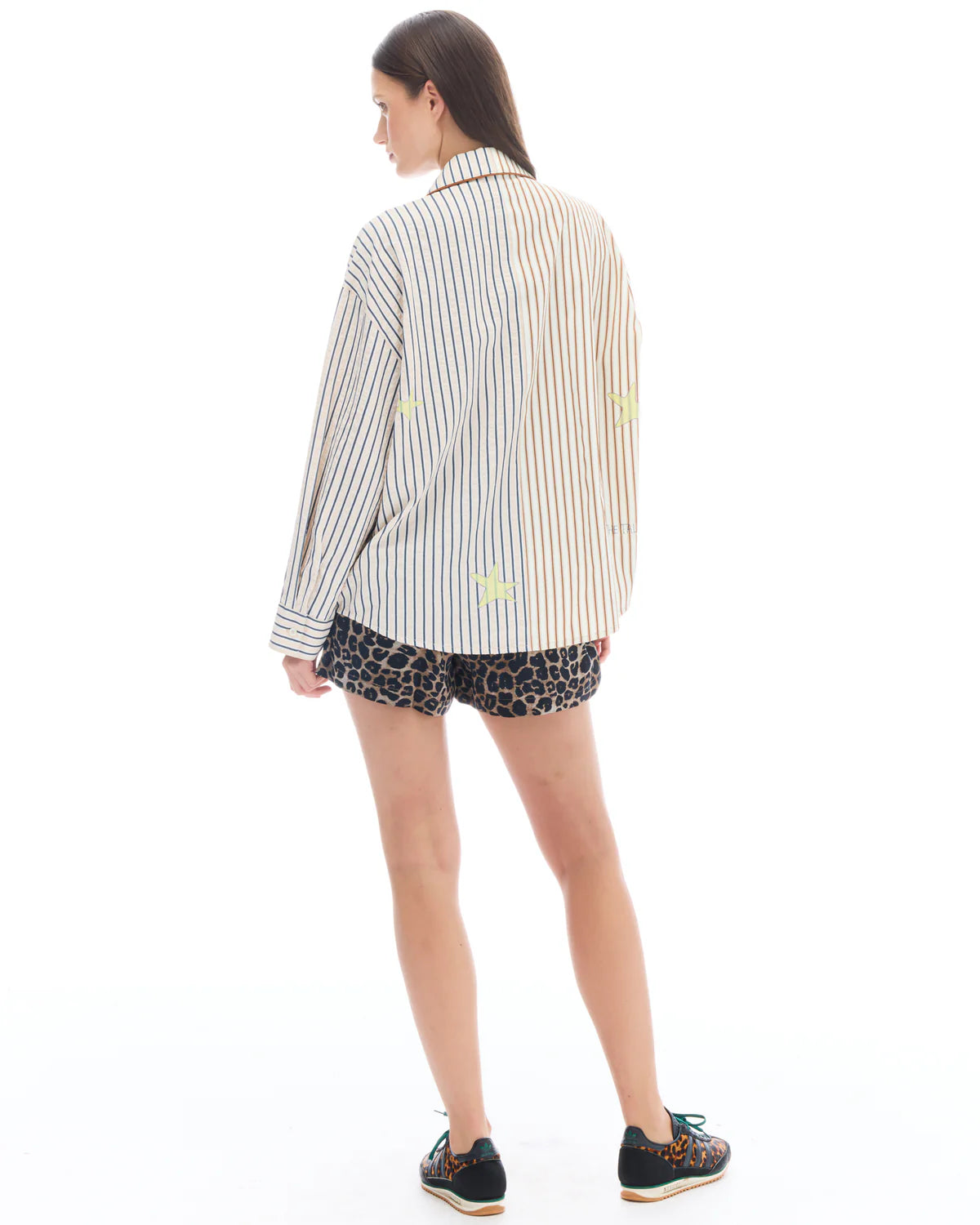 Half n Half Illustrated Muse Stripe Shirt The Tales