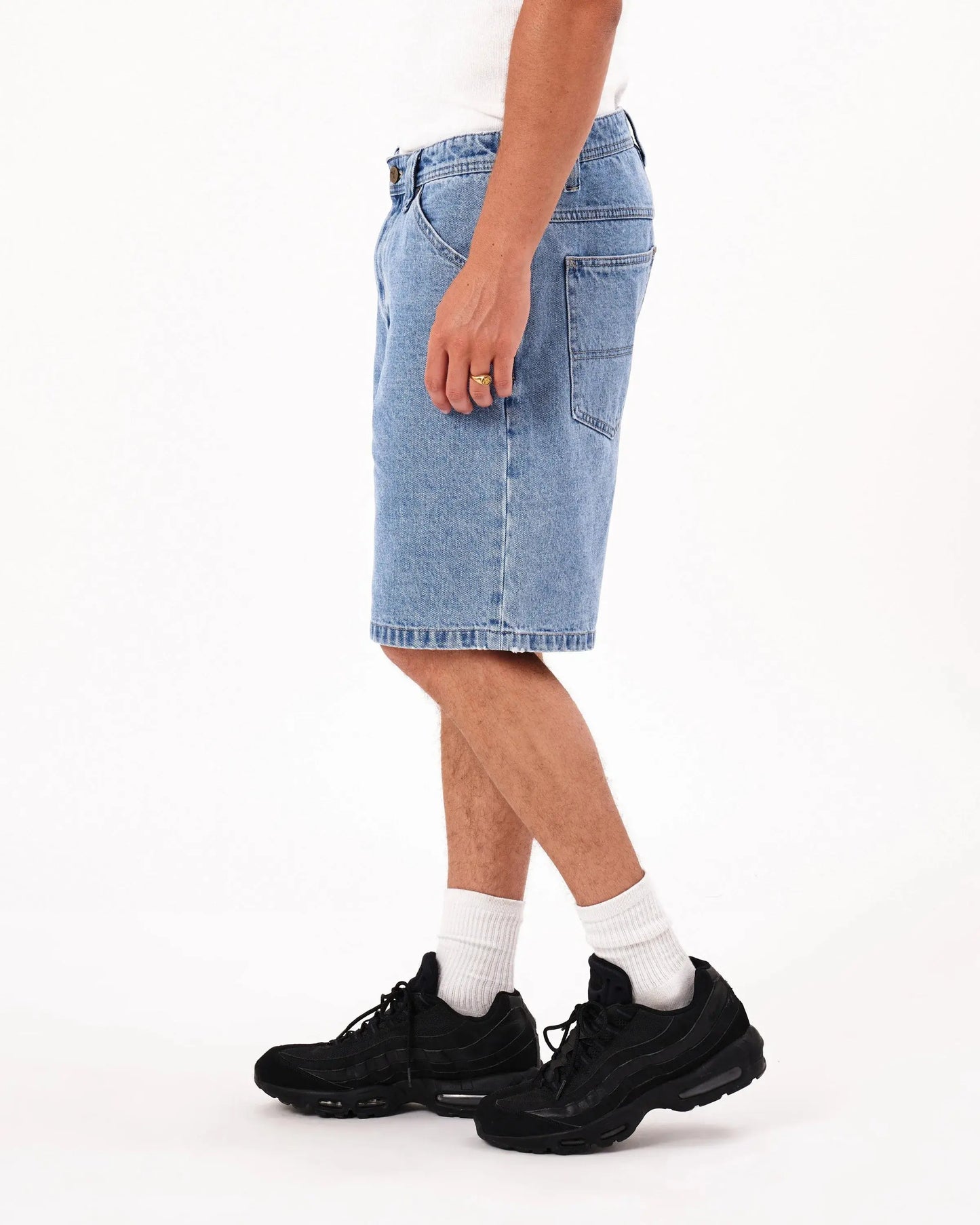 A5 Baggy Short - Larry Vintage Indigo Abrand