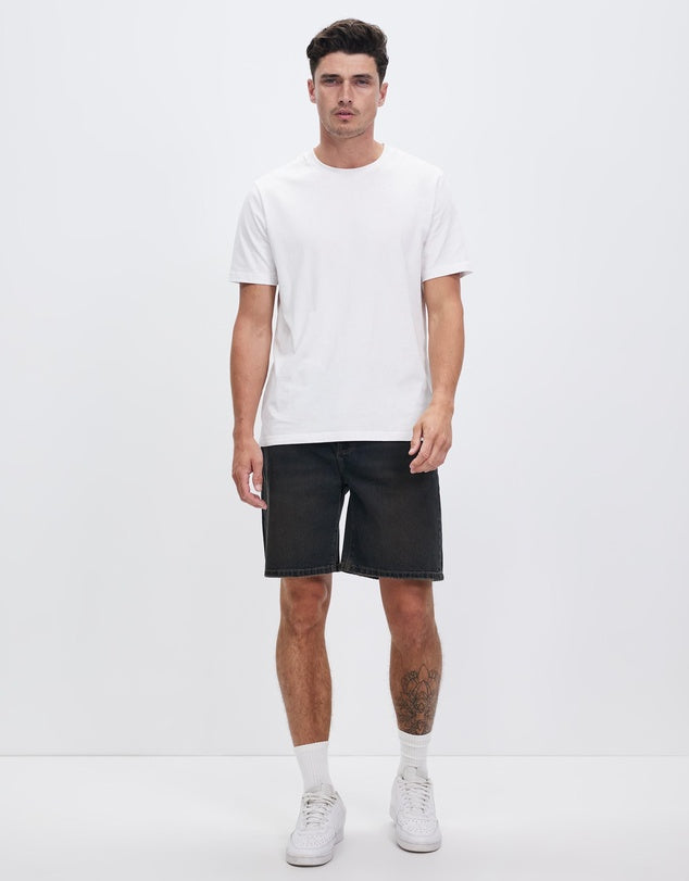 95 Baggy Short - Washed Black