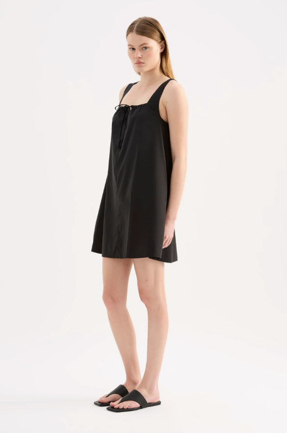 Alexis Mini Dress - Black Nude Lucy