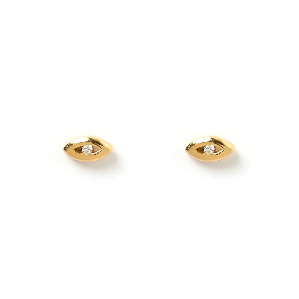 Amulet Gold Studs Arms of Eve