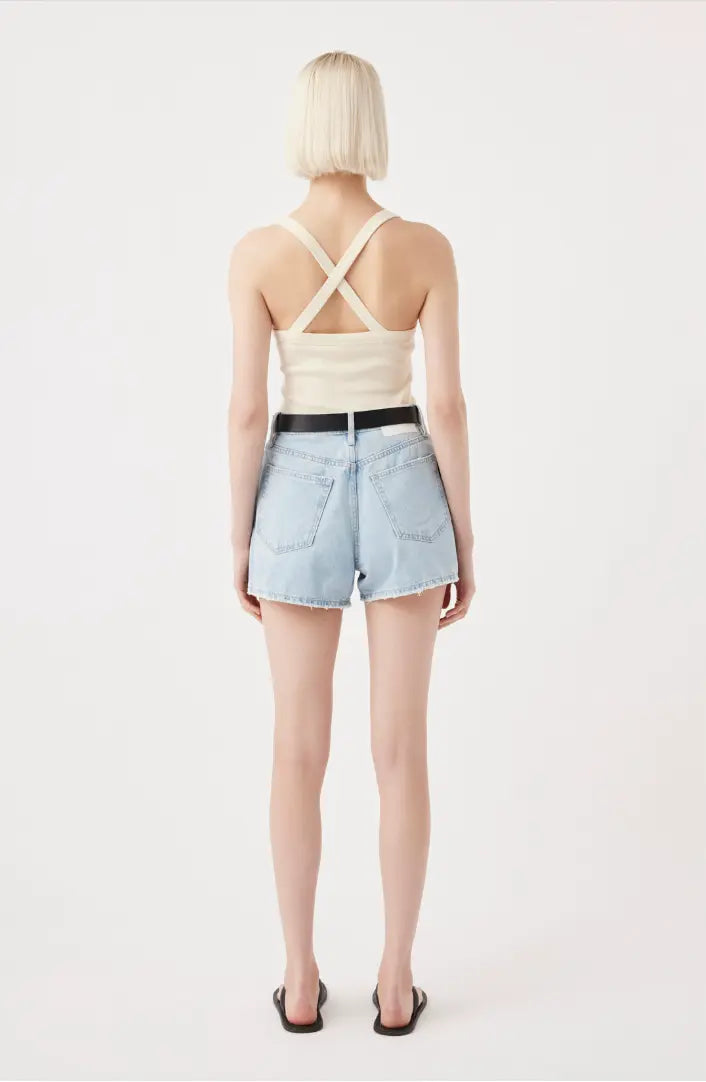 Annie High Classic Short - Serenity Outland Denim