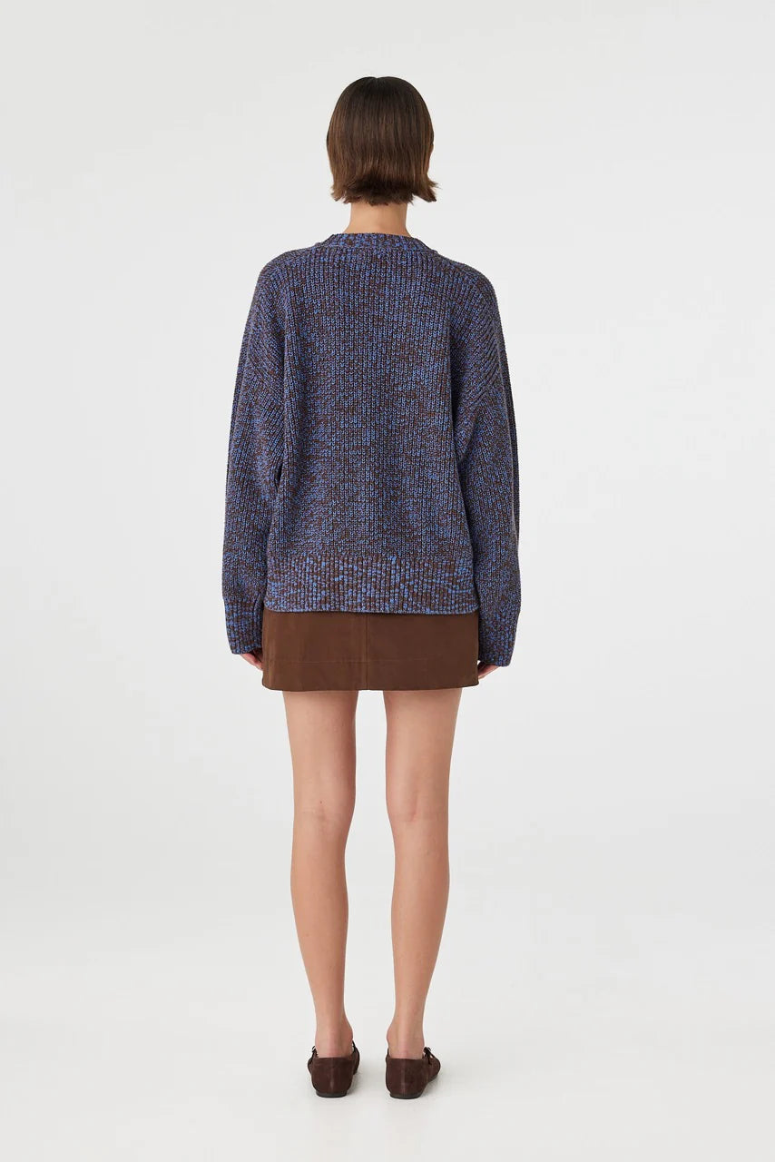 Solene Sweater - Chocolate and Brown Arcaa