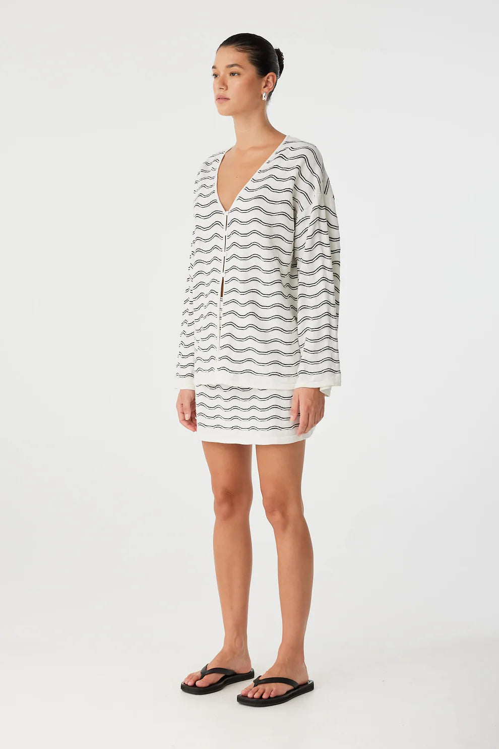Onda Long Sleeve - Cream Wave Arcaa
