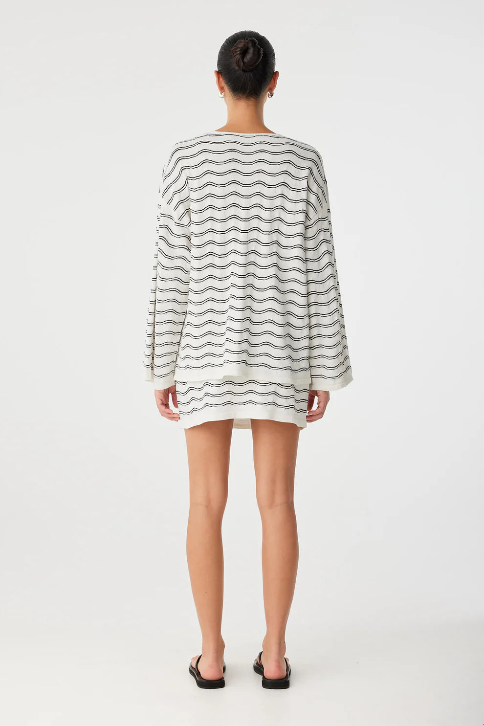 Onda Long Sleeve - Cream Wave Arcaa