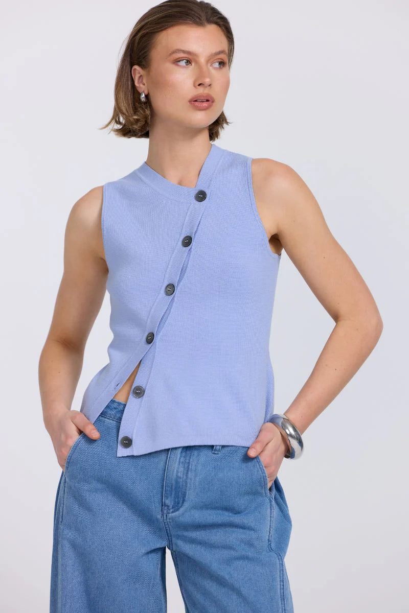 Astrid Knit Top - Pacific Sovere