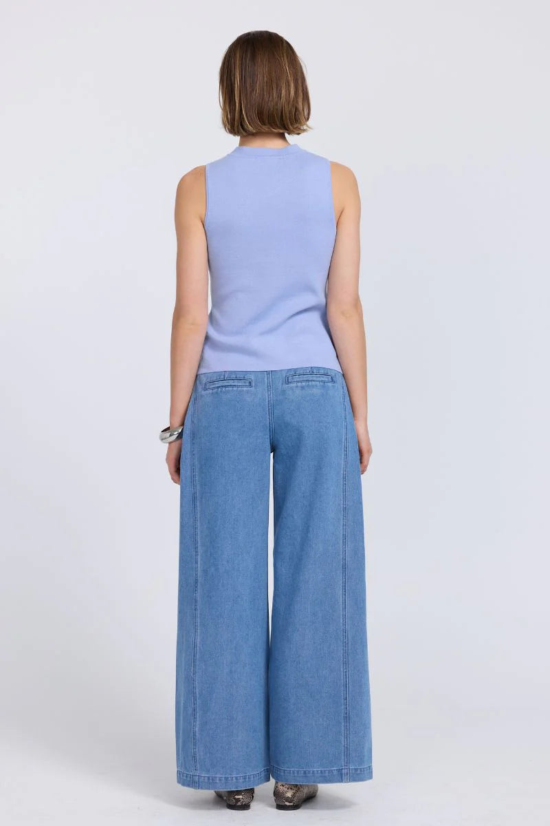 Astrid Knit Top - Pacific Sovere