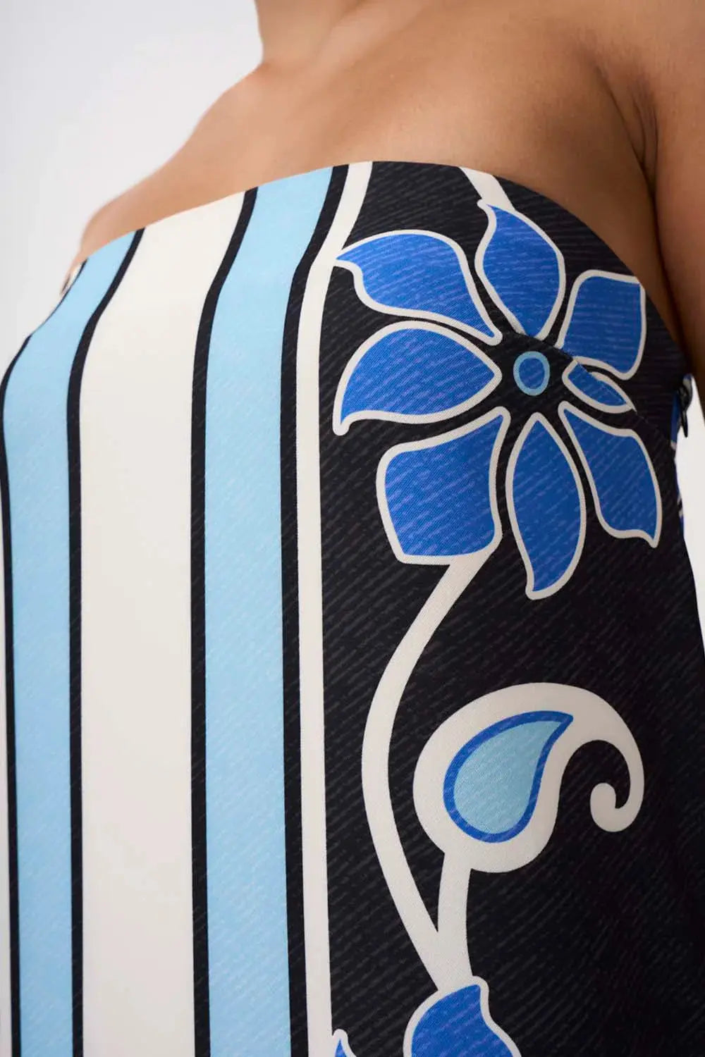 Azure Granada Strapless Dress By Johnny