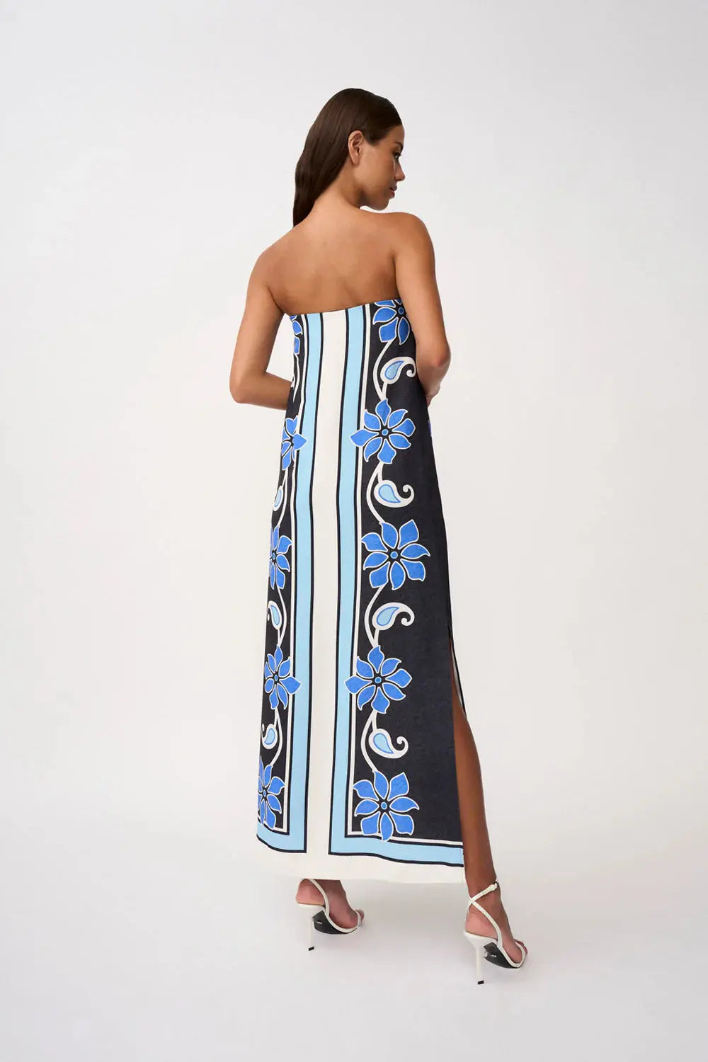 Azure Granada Strapless Dress By Johnny