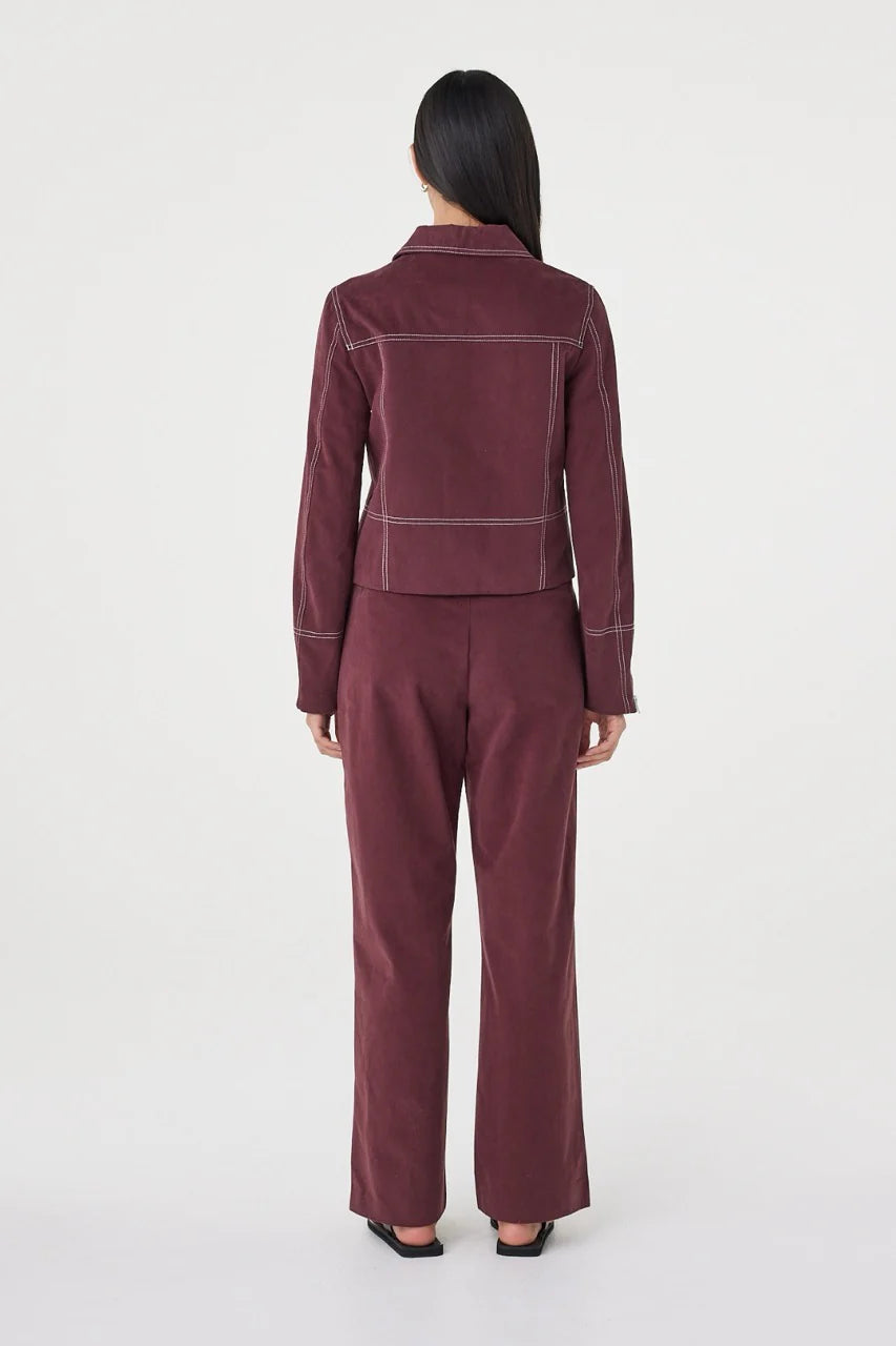 Benny Jacket - Merlot Arcaa