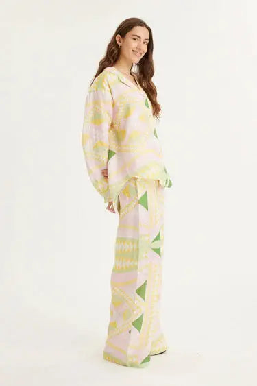 Bade Shirt - Lettuce Green The Summery Copenhagen