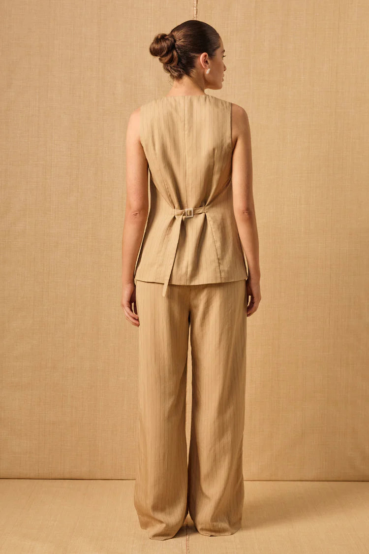 Bahia Pinstripe Pant - Sunbaked Mon Renn