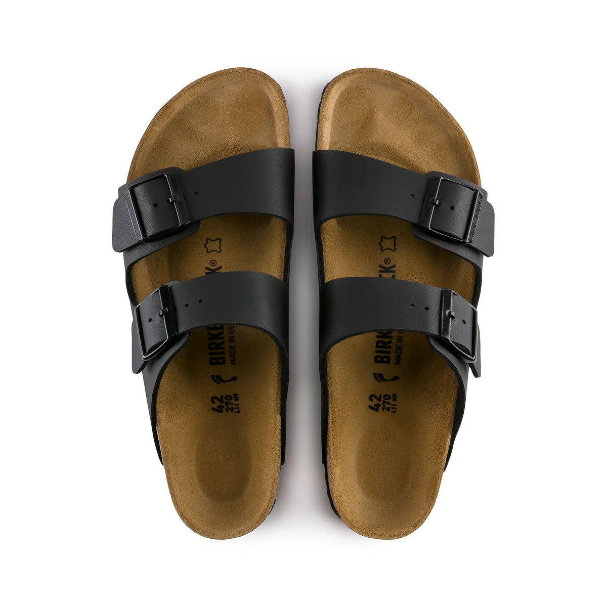 Arizona Black Birko-Flor Regular Birkenstock