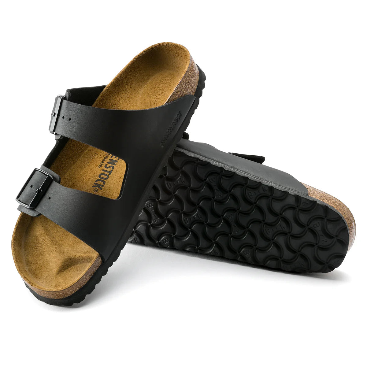 Arizona Black Birko-Flor Regular Birkenstock
