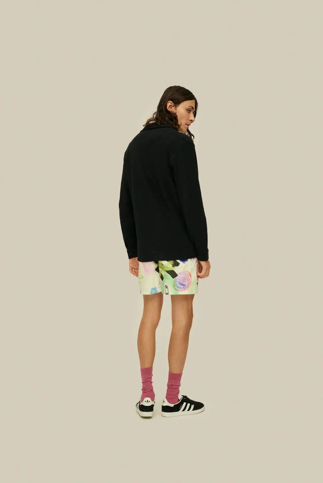Black Terry Camisa Shirt OAS