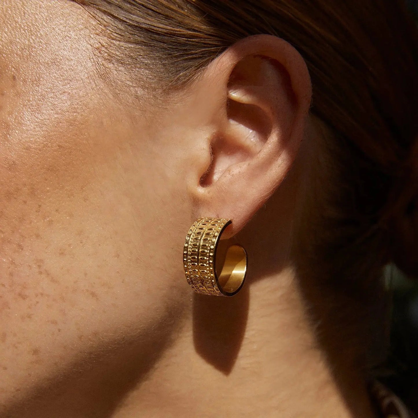 Bodhi Gold Earrings Arms of Eve