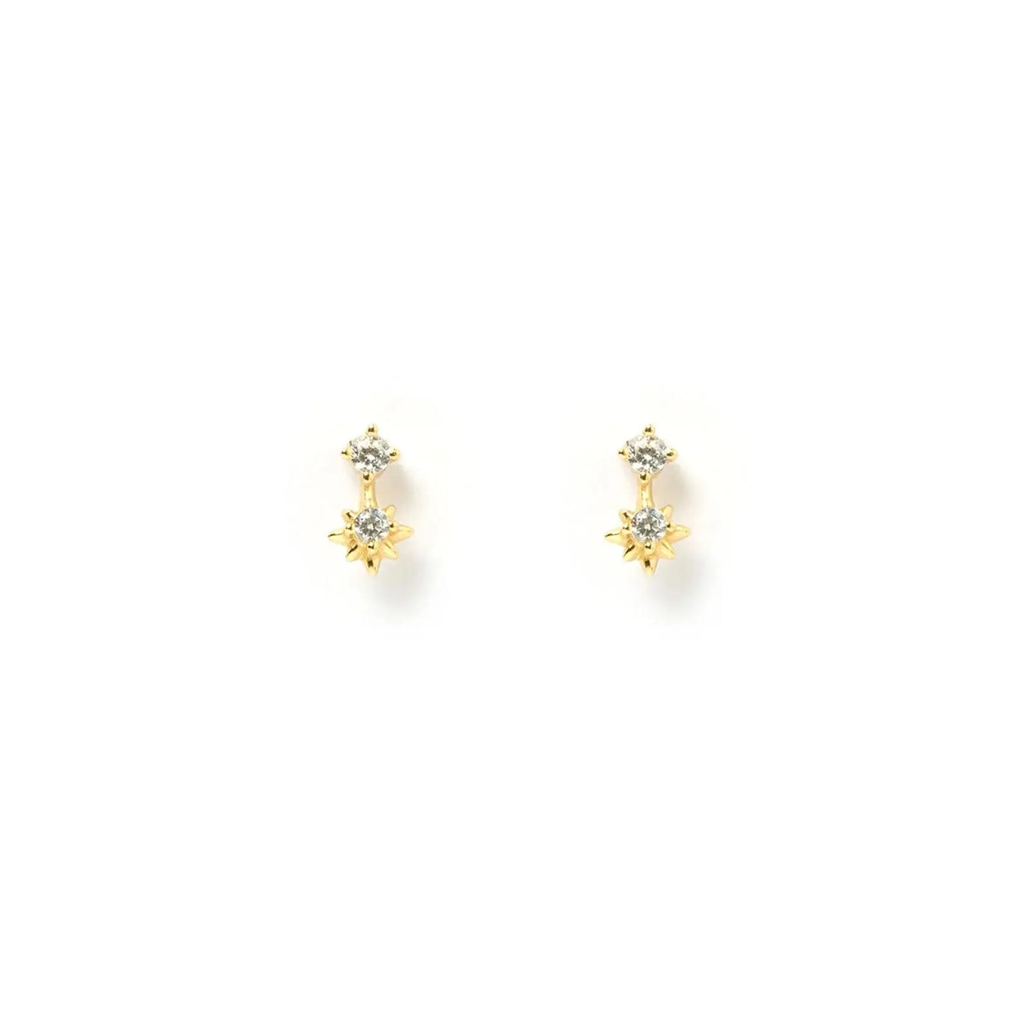 Bonnie Gold Stud Earrings Arms of Eve