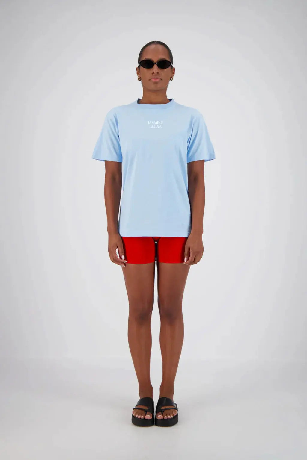 Bosa TShirt - Powder Blue Jasmine Alexa