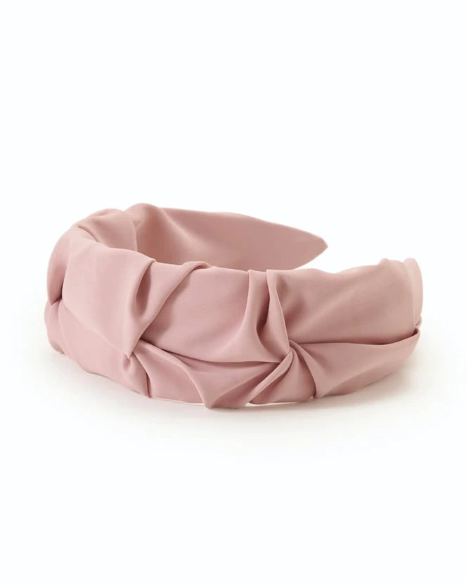 Bowies World Madrid Headband - Dusty Pink at cloth in brick product shot