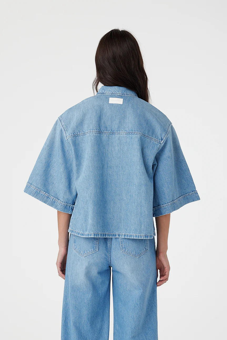Soma SS Shirt - Bluejay Outland Denim