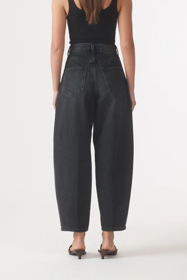 Freddy Barrel High Rise 27" Jean - Vintage Black Outland Denim