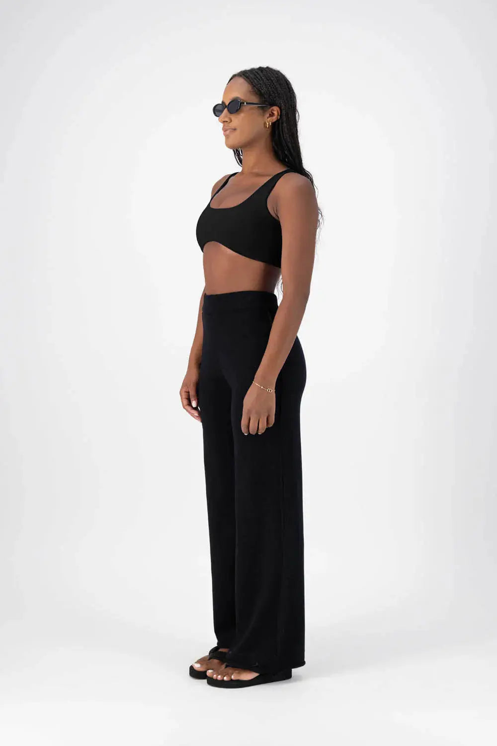 Capri Crop Top Black Jasmine Alexa