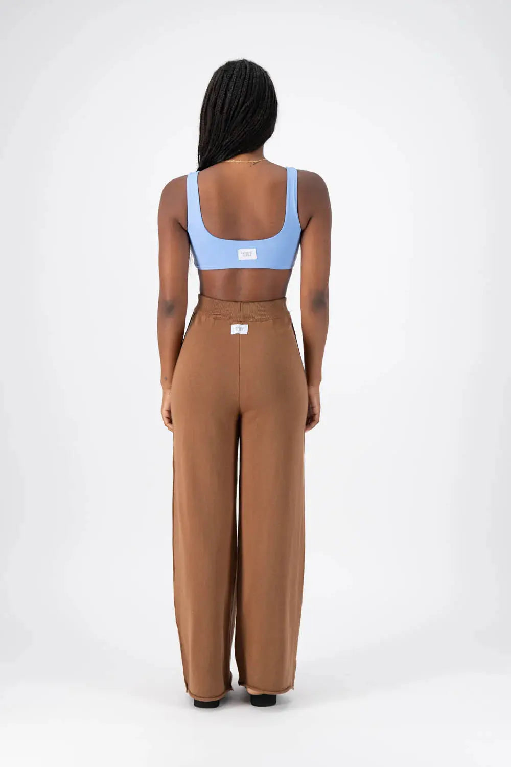 Capri Crop Top Powder Blue Jasmine Alexa