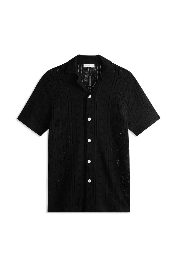 Cinetto Knit S/S Shirt - Black Kore Studios