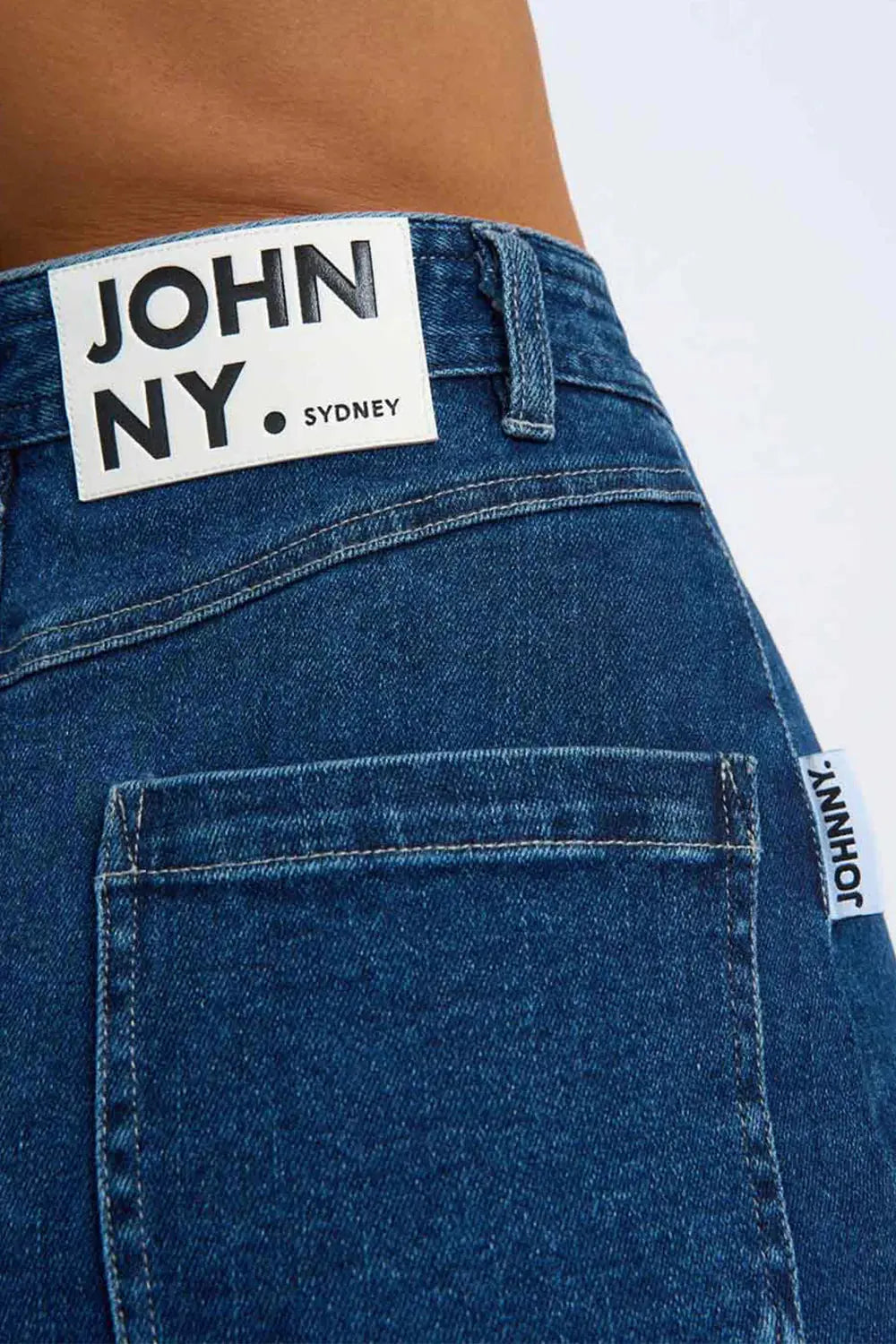 Daze Denim Pipe Mini Skirt By Johnny