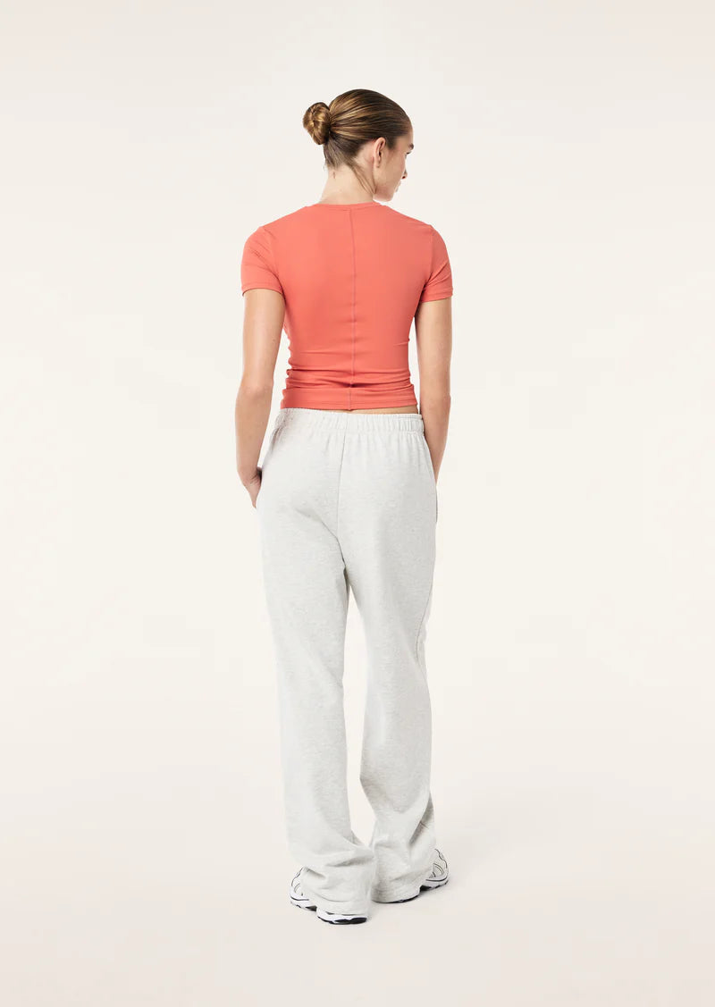 Eastside Trackpant - Grey Marle P.E Nation at cloth in Brick 04