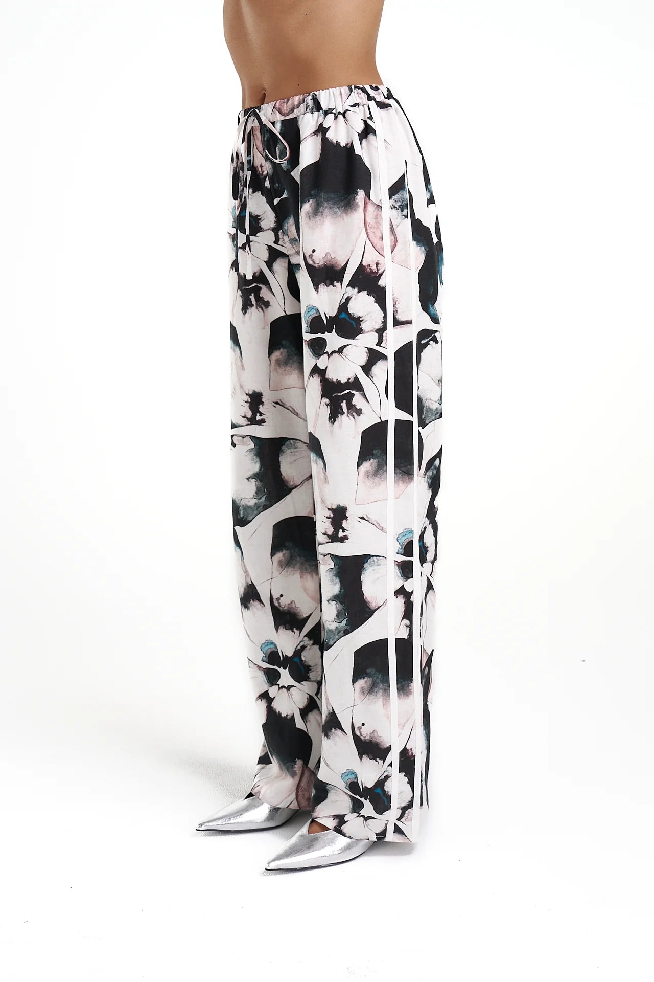 Elastic Pants With Stripe - Everlast Summi Summi